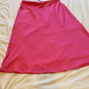 Express Vibrant Pink A-Line Skirt